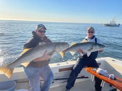 Striped bass fishing in Manasquan, New Jersey