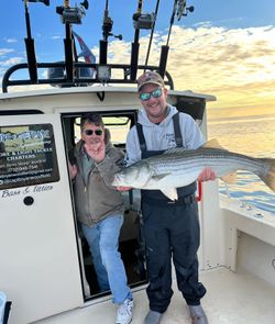 Striped bass fishing in Manasquan