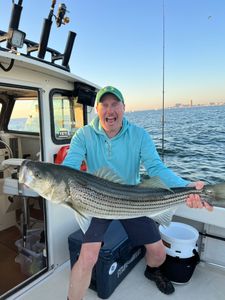 Striped bass fishing in Manasquan