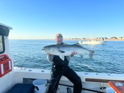 Striped bass fishing in Manasquan