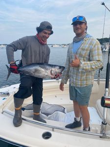 Two anglers fishing in MA