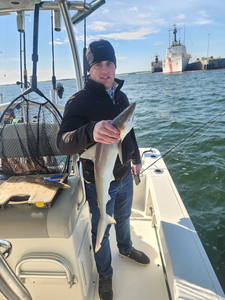 Busy day on the water, landed an Atlantic sharpnose shark^!
