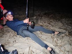 Angler enjoying a day of fishing in New Jersey