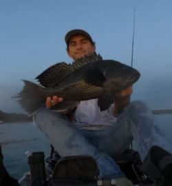 An angler with a great catch in New York