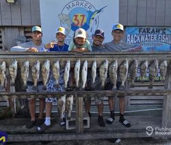 Fishing charter results showing multiple black drum caught in Corpus Christi TX