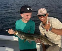 Speckled trout catch from Corpus Christi TX fishing trip