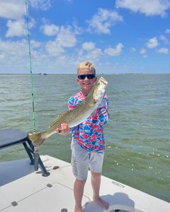Fisherman with big fish in TX
