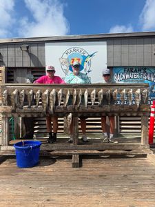 Three anglers fishing in Corpus Christi