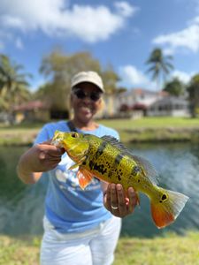 Successful fisherman with 1 fish in FL