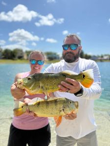 2 anglers fishing in Miami