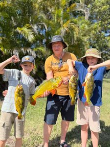 4 fish caught during a fishing trip in Miami