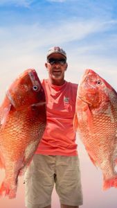 Two big fish caught in the waters of Gulf Shores