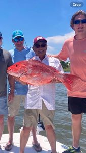 Red snapper fishing catch in Gulf Shores Alabama
