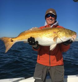 Redfish caught in Alabama while fishing