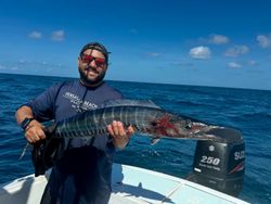 Angler with a 27-inch catch in Pompano Beach