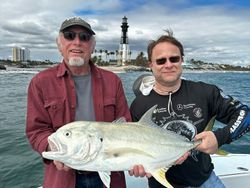 Caught a giant Crevalle Jack in Pompano Beach