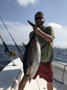 One angler fishing in Pompano Beach