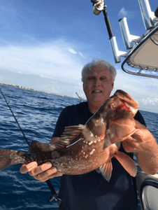 A single angler fishing in Pompano Beach