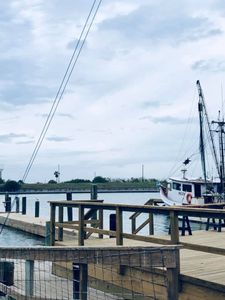 Scenic view of Aransas Pass coastline