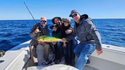 5 people fishing on a cruise in FL