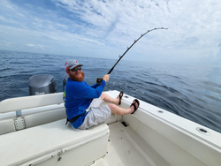 Lone angler fishing in FL