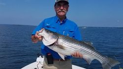 Striped bass caught while fishing in SC