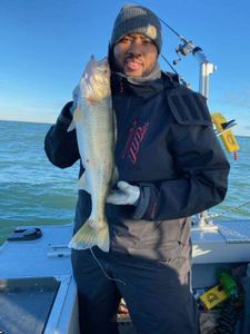 Fishing For Walleye Fish in Great Lakes 