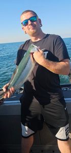 Lone fisherman in MI enjoying a day of fishing