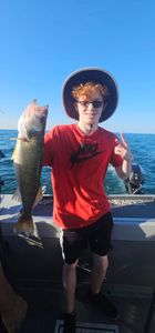One person fishing in MI