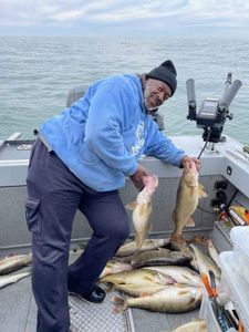 Three fish caught during fishing trip in Detroit