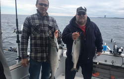 Two anglers fishing in New York