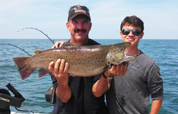 Two people fishing in New York