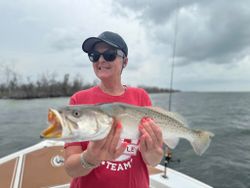 Spotted Weakfish caught while fishing in Cape Coral