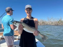 Speckled trout caught fishing in Cape Coral FL waters