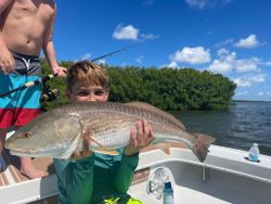 Redfish caught by angler in FL