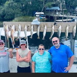 Choctawhatchee Bay Fishing! Limit of speckled trout, with nice mangrove snappers and Redfish mixed in