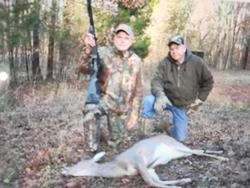 Exciting white-tailed deer harvest on a great hunting adventure!