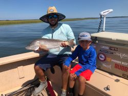 Redfish caught while fishing in Beaufort