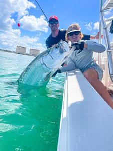 Two people fishing in Sarasota
