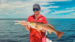 Redfish caught while fishing in Crawfordville