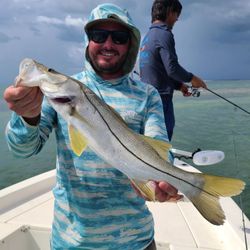 A snook, a 24-inch fish, caught by two people in Crawfordville