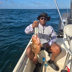Two people fishing in Crawfordville