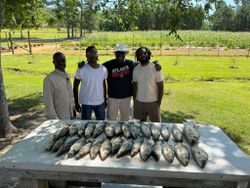 Four people fishing in South Carolina