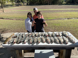 Three people fishing in SC
