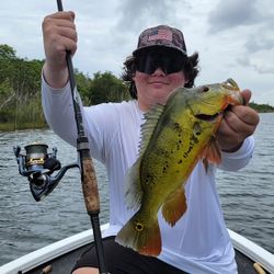A person fishing in Fort Lauderdale