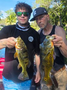 Two people fishing in Fort Lauderdale