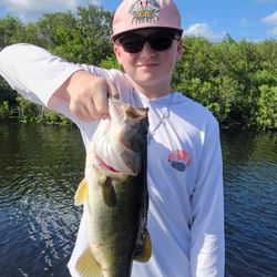 Largemouth bass caught during fishing tour in FL