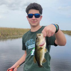 Largemouth bass caught during fishing tour in Fort Lauderdale