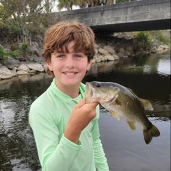 Largemouth bass caught during fishing tour in Fort Lauderdale