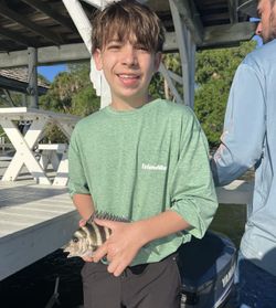 Fishing for a Black Drum in Florida